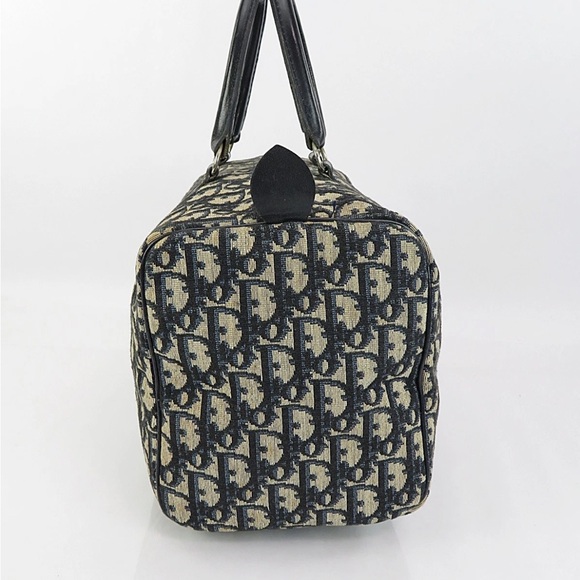 Dior Black and Cream Monogram Tote - Picture 3 of 16